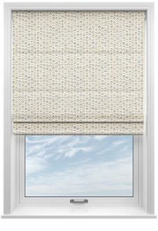 Rolling Hills Velvet, Cashmere - Roman Blind